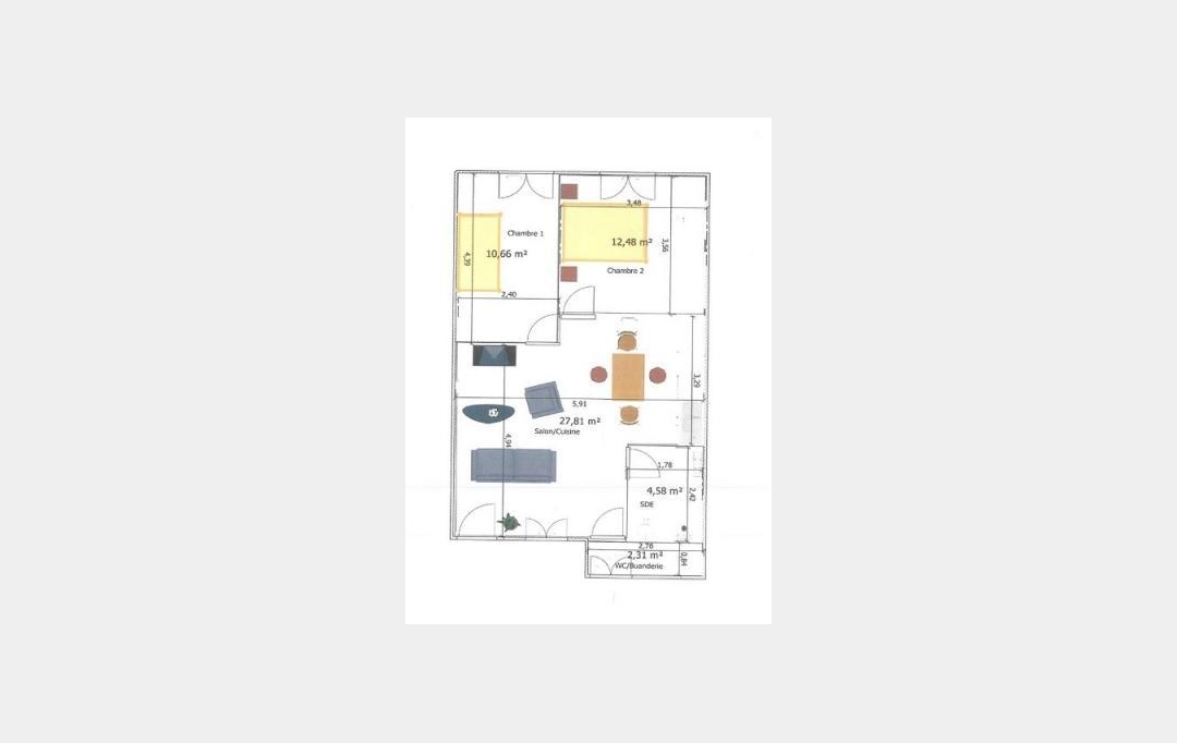 DUCASTEL IMMOBILIER : Apartment | MACON (71000) | 58 m2 | 564 € 